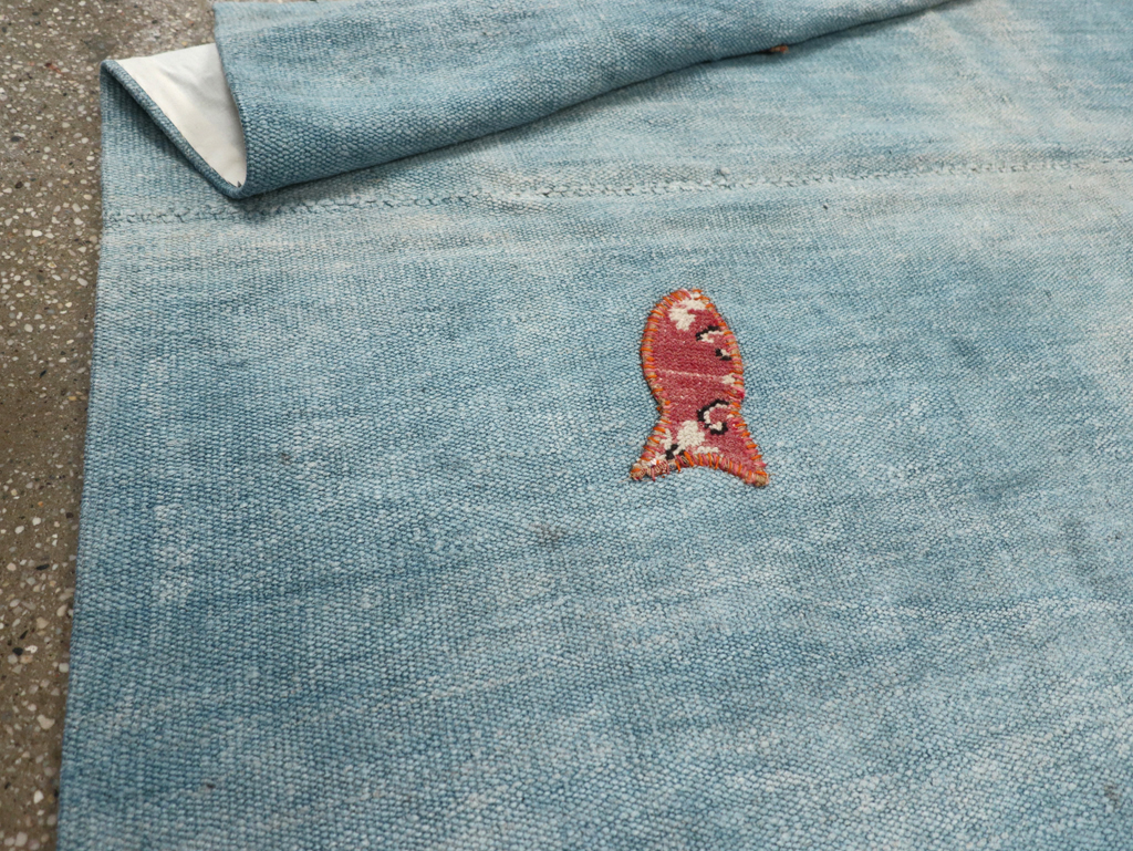 Vintage Pictorial Kilim, No.30193 - Gsblank