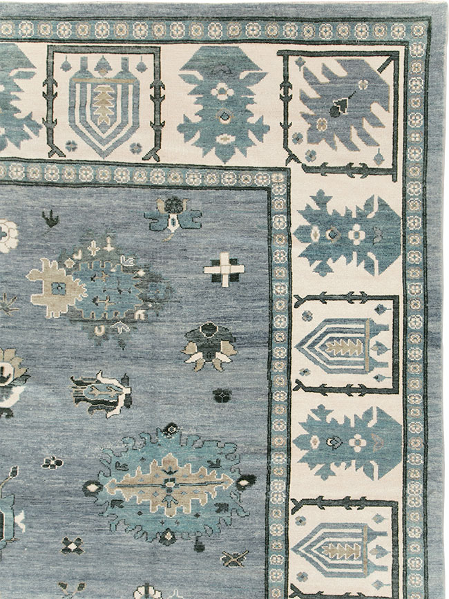 Modern Turkish Oushak Large Room Size Carpet, No.30200 - Gsblank