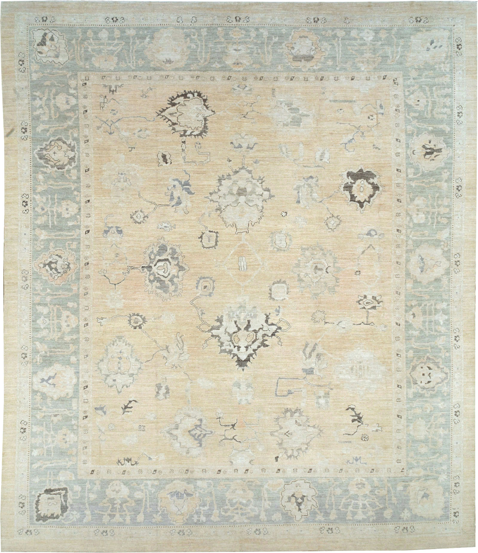 Contemporary Turkish Oushak Oversize Carpet, No.30201 - Gsblank
