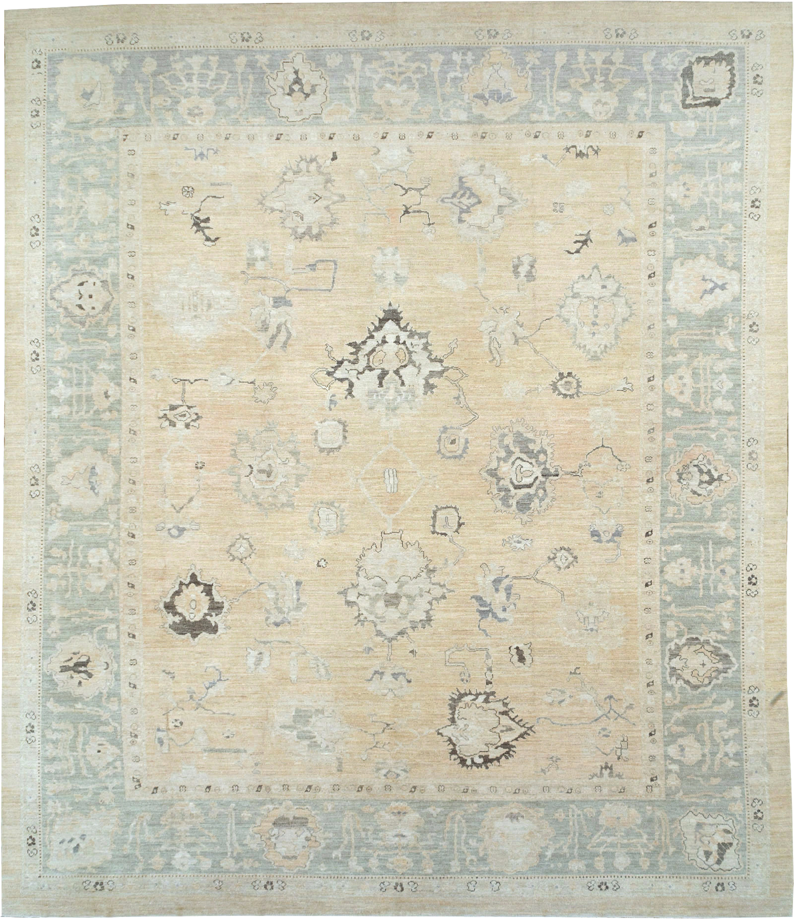 Contemporary Turkish Oushak Oversize Carpet, No.30201 - Gsblank