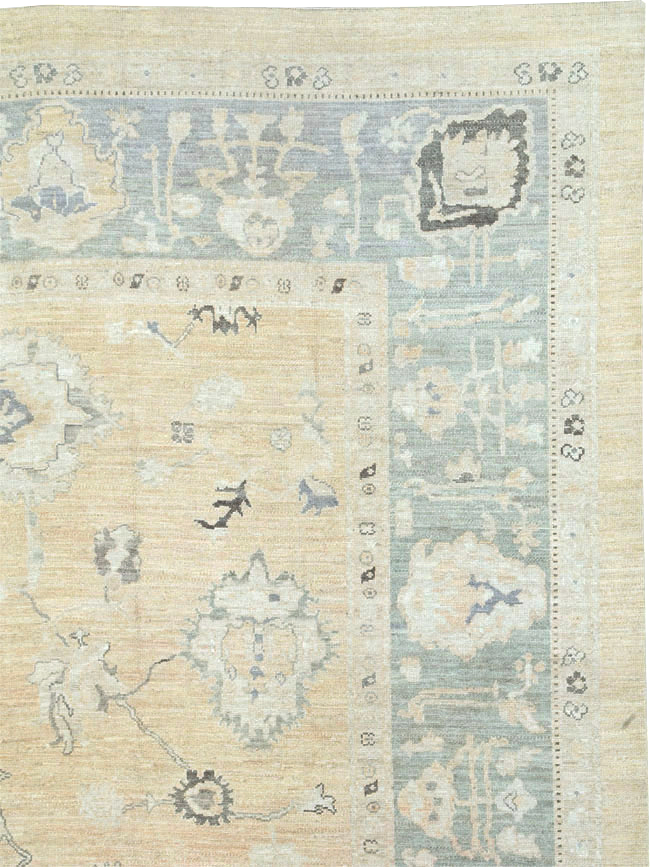 Contemporary Turkish Oushak Oversize Carpet, No.30201 - Gsblank