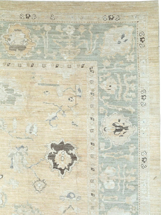 Contemporary Turkish Oushak Oversize Carpet, No.30201 - Gsblank