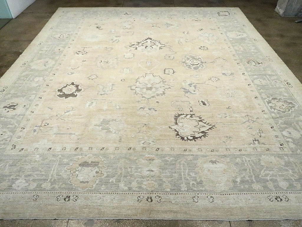 Contemporary Turkish Oushak Oversize Carpet, No.30201 - Gsblank