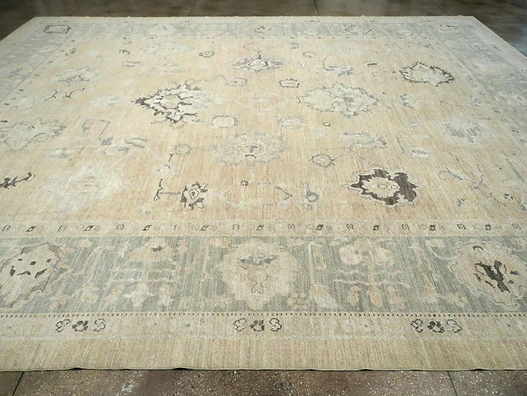 Contemporary Turkish Oushak Oversize Carpet, No.30201 - Gsblank
