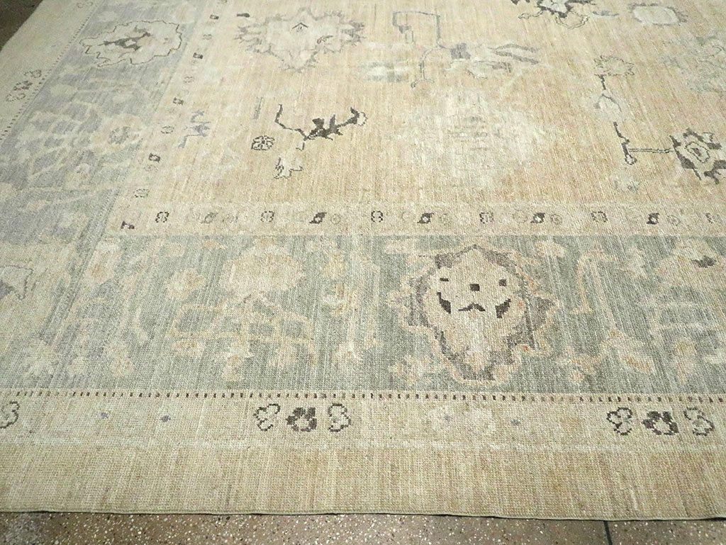 Contemporary Turkish Oushak Oversize Carpet, No.30201 - Gsblank
