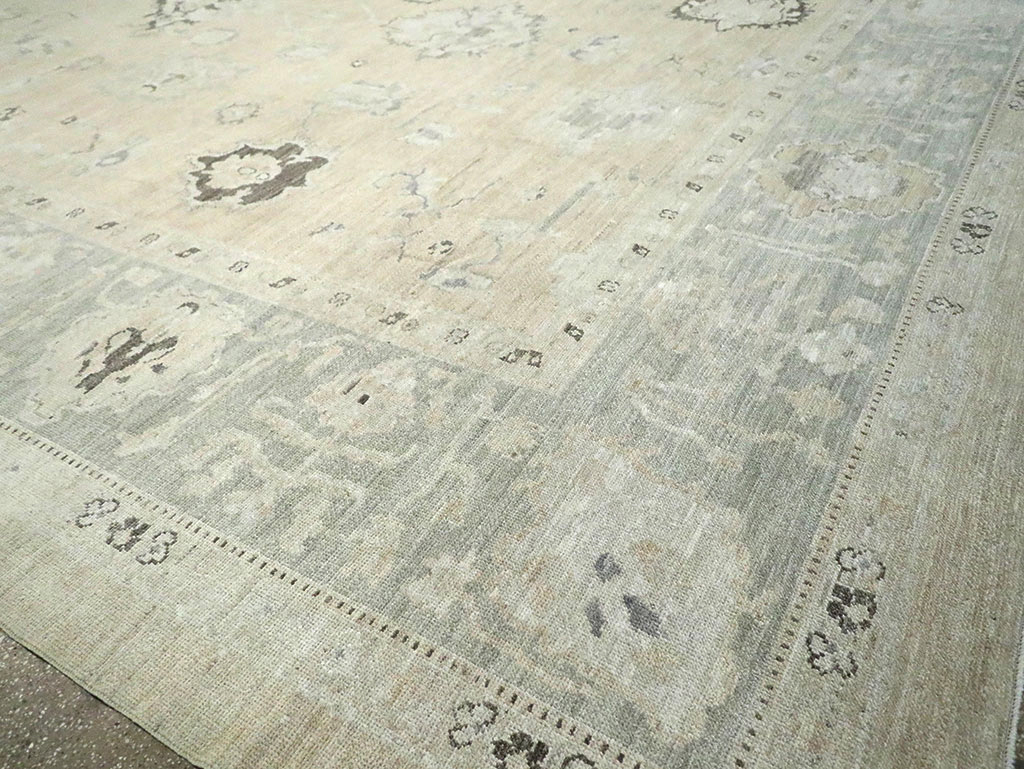 Contemporary Turkish Oushak Oversize Carpet, No.30201 - Gsblank