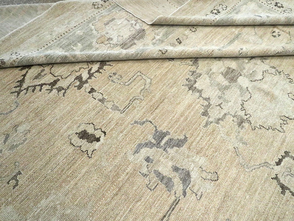 Contemporary Turkish Oushak Oversize Carpet, No.30201 - Gsblank