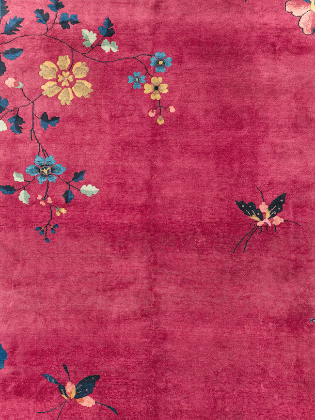 Vintage Chinese Deco Carpet, No.30204 - Gsblank
