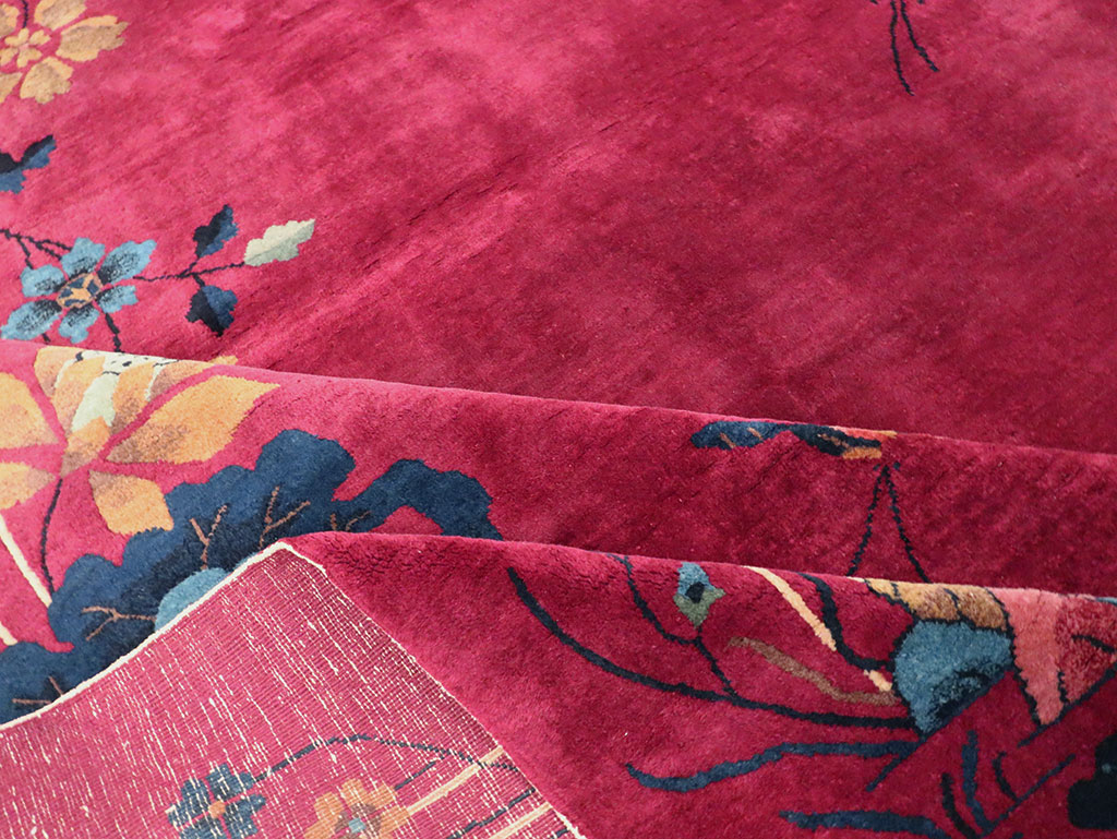 Vintage Chinese Deco Carpet, No.30204 - Gsblank