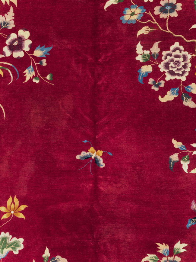 Vintage Chinese Deco Carpet, No.30206 - Gsblank