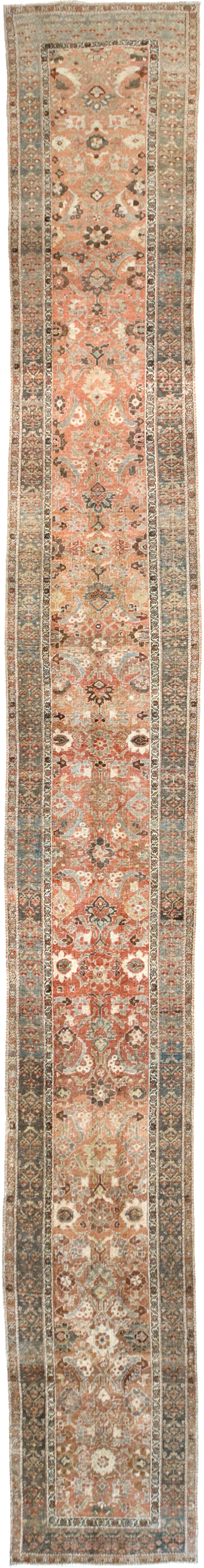 Antique Persian Bidjar Long Runner (Pair: 1 of 2), No.30213 - Gsblank
