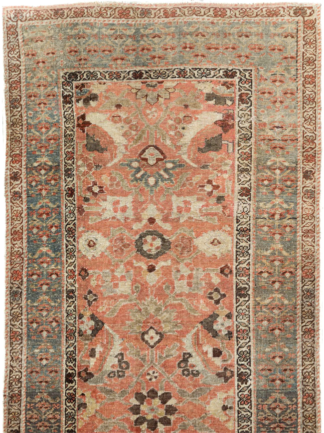 Antique Persian Bidjar Long Runner (Pair: 1 of 2), No.30213 - Gsblank