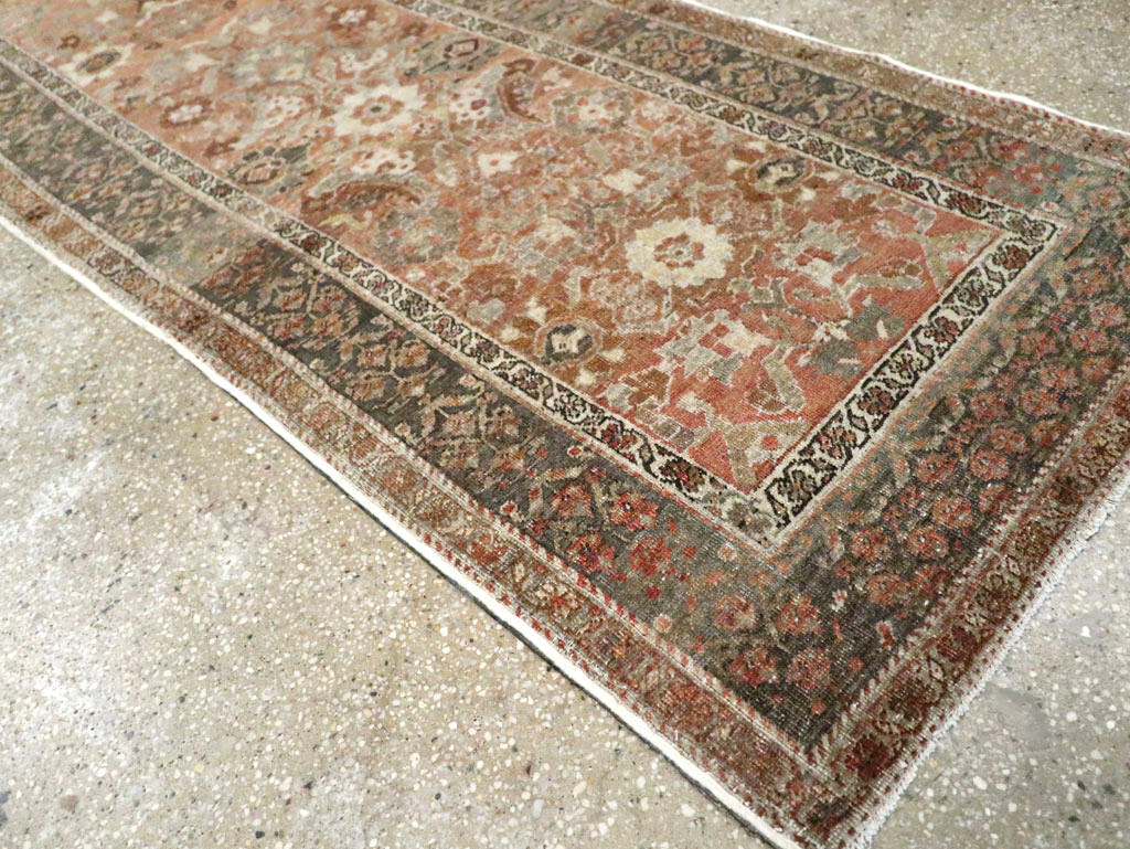 Antique Persian Bidjar Long Runner (Pair: 1 of 2), No.30213 - Gsblank