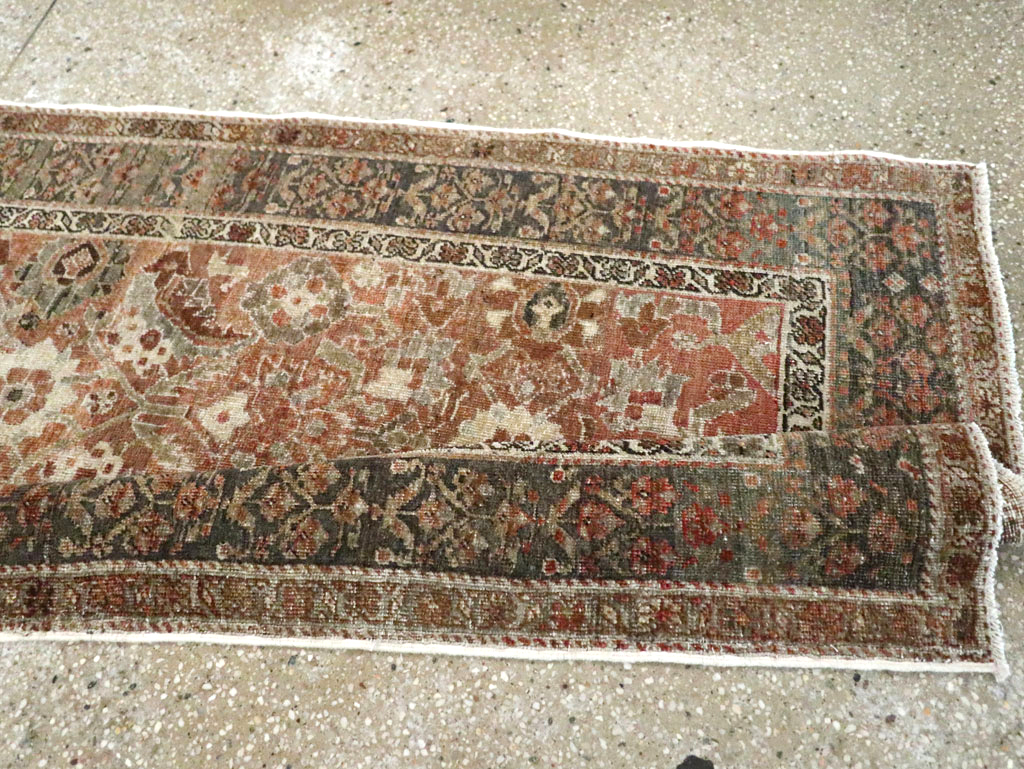Antique Persian Bidjar Long Runner (Pair: 1 of 2), No.30213 - Gsblank