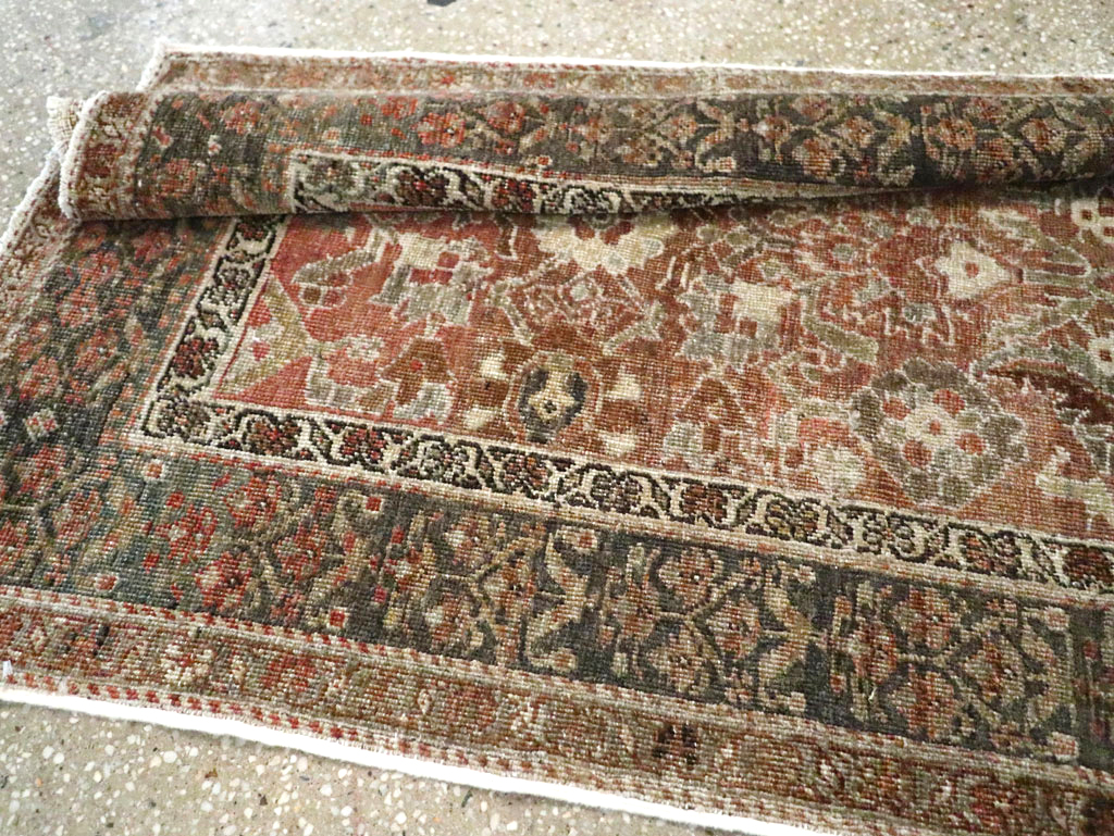 Antique Persian Bidjar Long Runner (Pair: 1 of 2), No.30213 - Gsblank