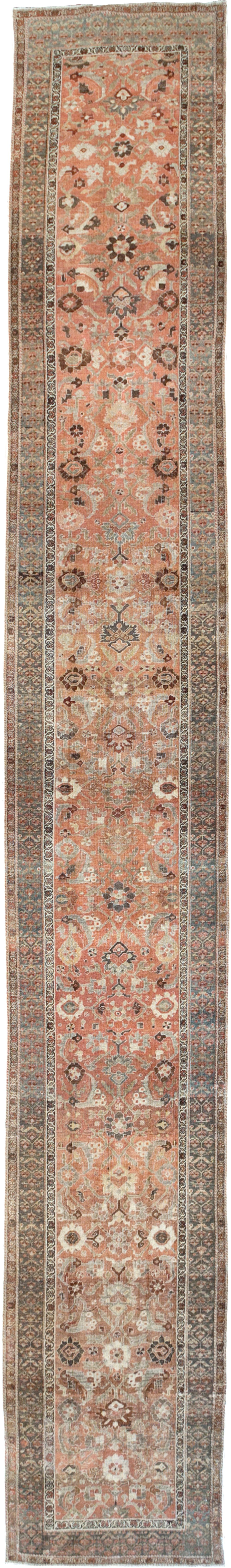 Antique Persian Bidjar Long Runner (Pair: 2 of 2), No.30214 - Gsblank