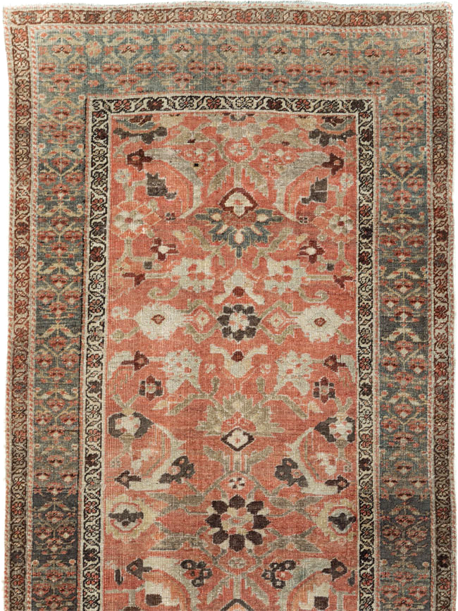 Antique Persian Bidjar Long Runner (Pair: 2 of 2), No.30214 - Gsblank