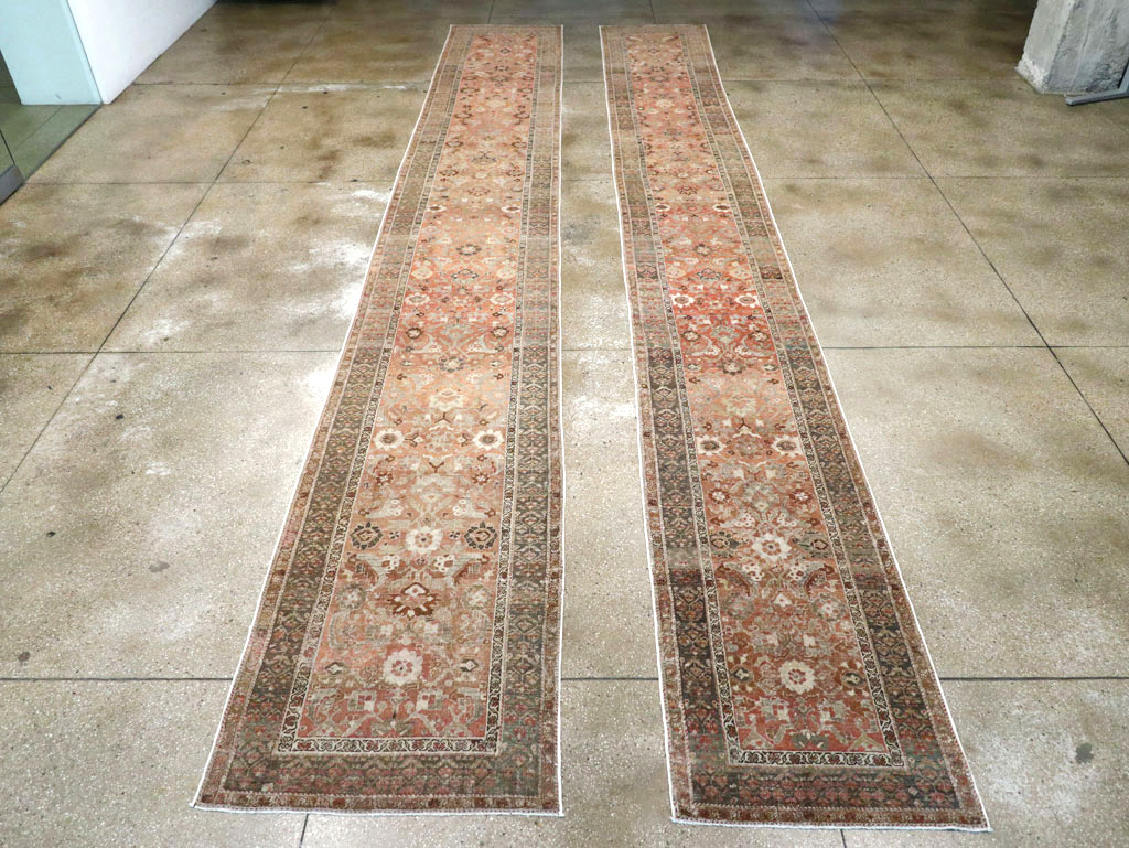 Antique Persian Bidjar Long Runner (Pair: 2 of 2), No.30214 - Gsblank