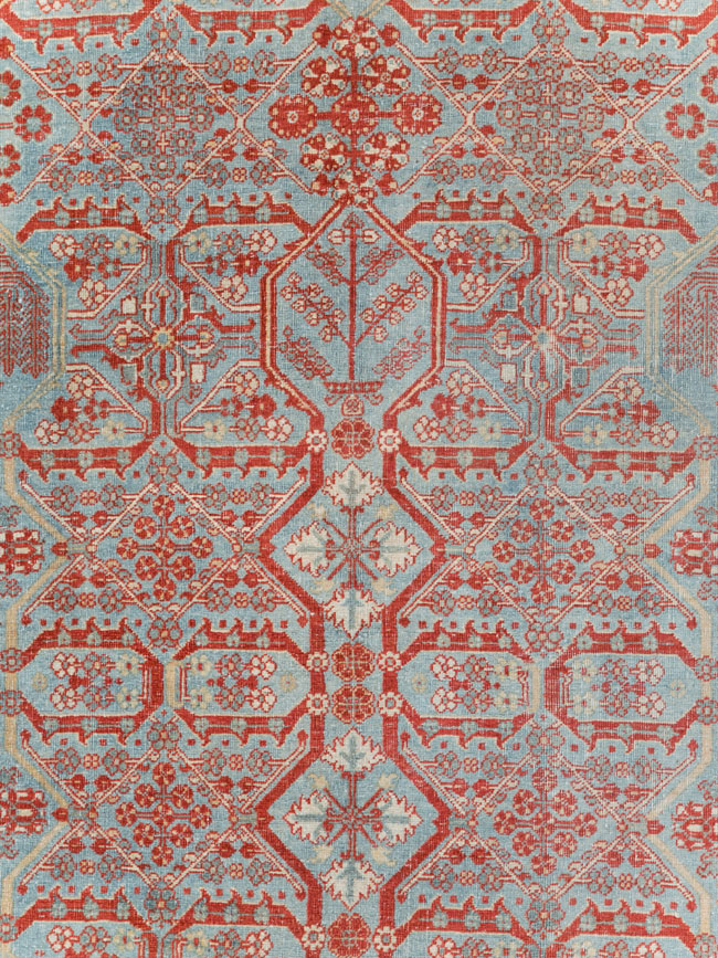 Antique Persian Joshegan Room Size Carpet, No.30223 - Gsblank