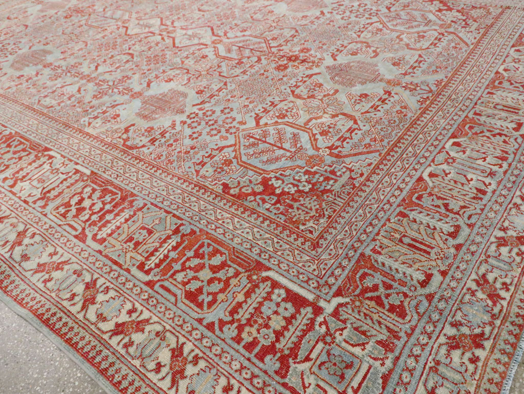 Antique Persian Joshegan Room Size Carpet, No.30223 - Gsblank