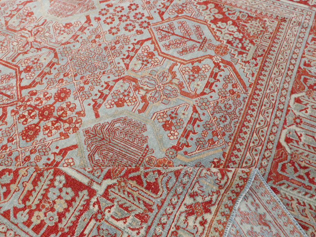 Antique Persian Joshegan Room Size Carpet, No.30223 - Gsblank