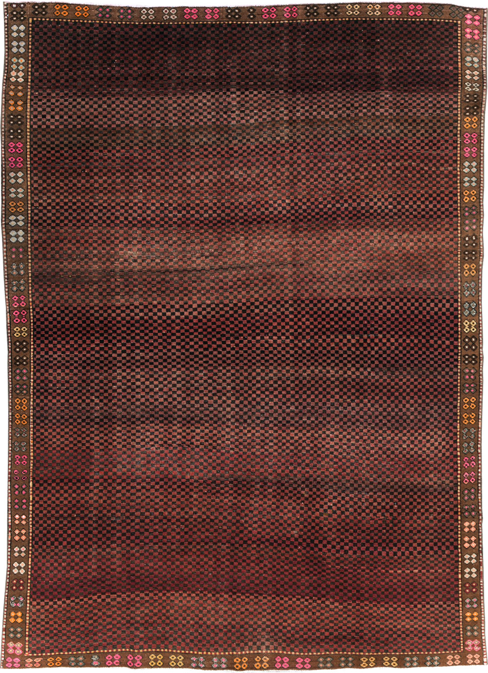 Vintage Turkish Anatolian Small Room Size Carpet, No.30228 - Gsblank