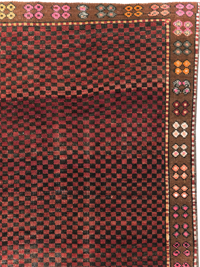 Vintage Turkish Anatolian Small Room Size Carpet, No.30228 - Gsblank