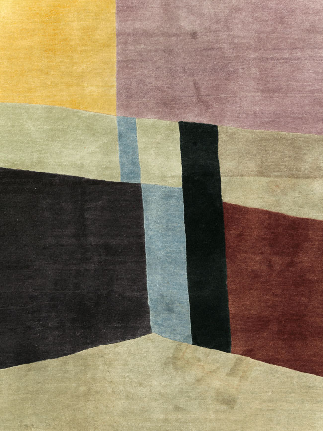 Contemporary Tibetan Art Deco Style Room Size Carpet, No.30230 - Gsblank