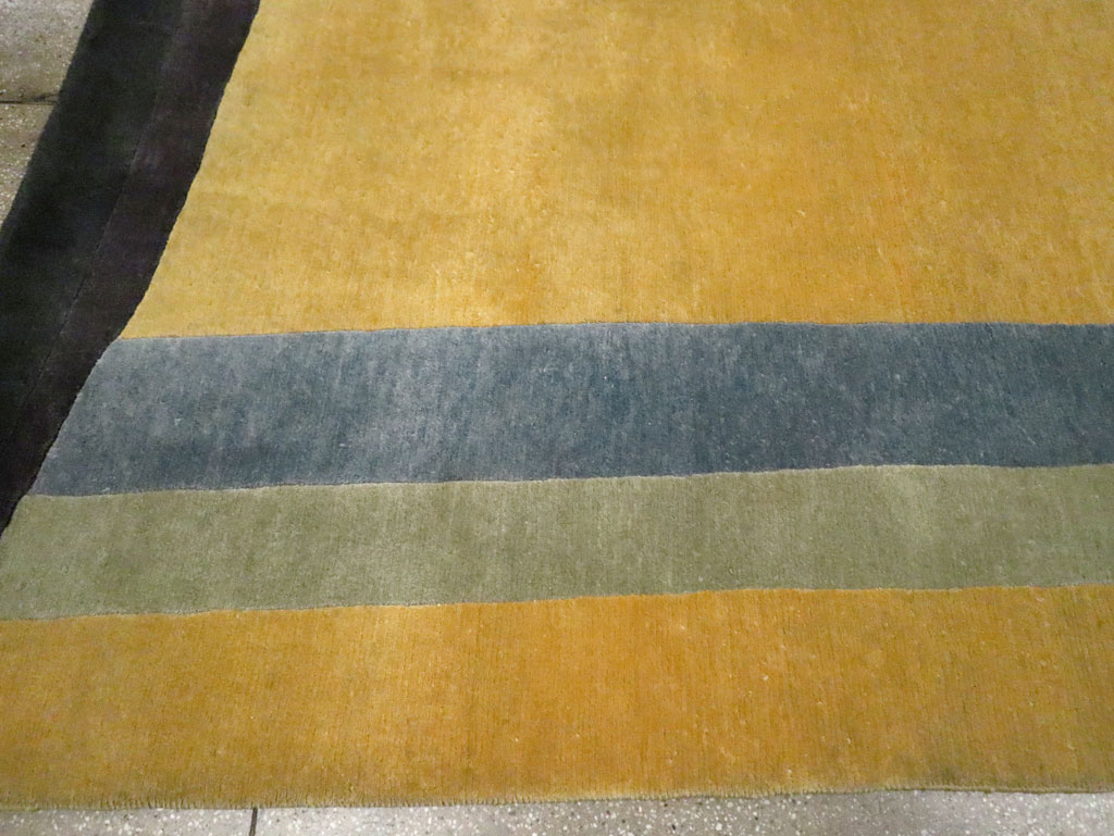 Contemporary Tibetan Art Deco Style Room Size Carpet, No.30230 - Gsblank