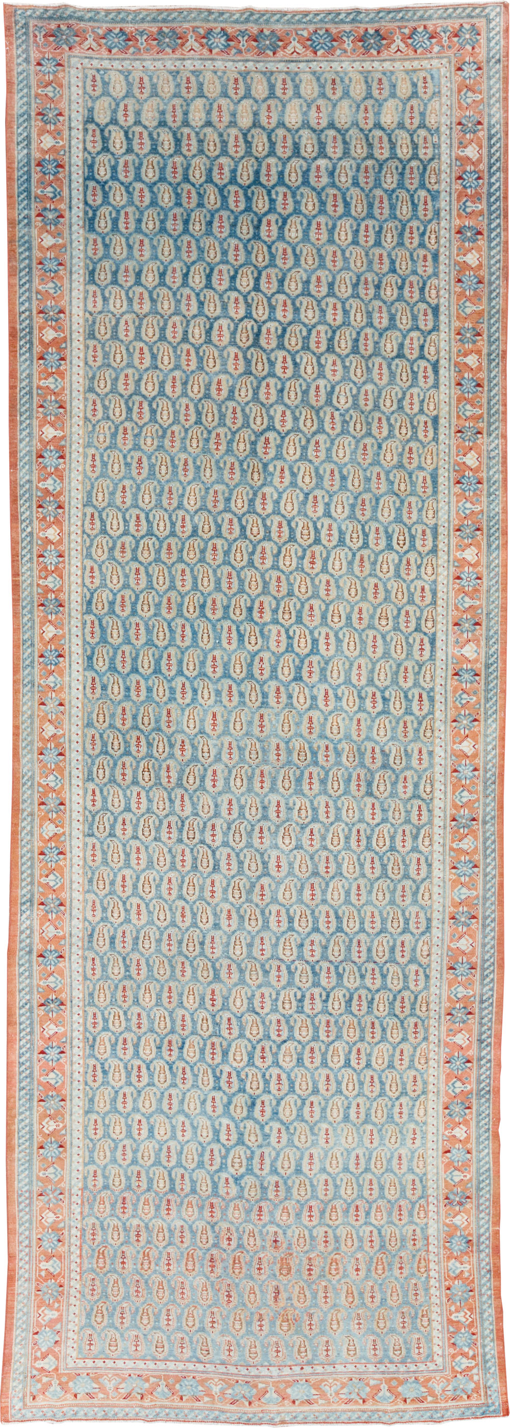 Vintage Persian Malayer Gallery Carpet, No.30233 - Gsblank