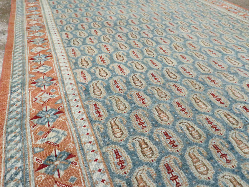 Vintage Persian Malayer Gallery Carpet, No.30233 - Gsblank