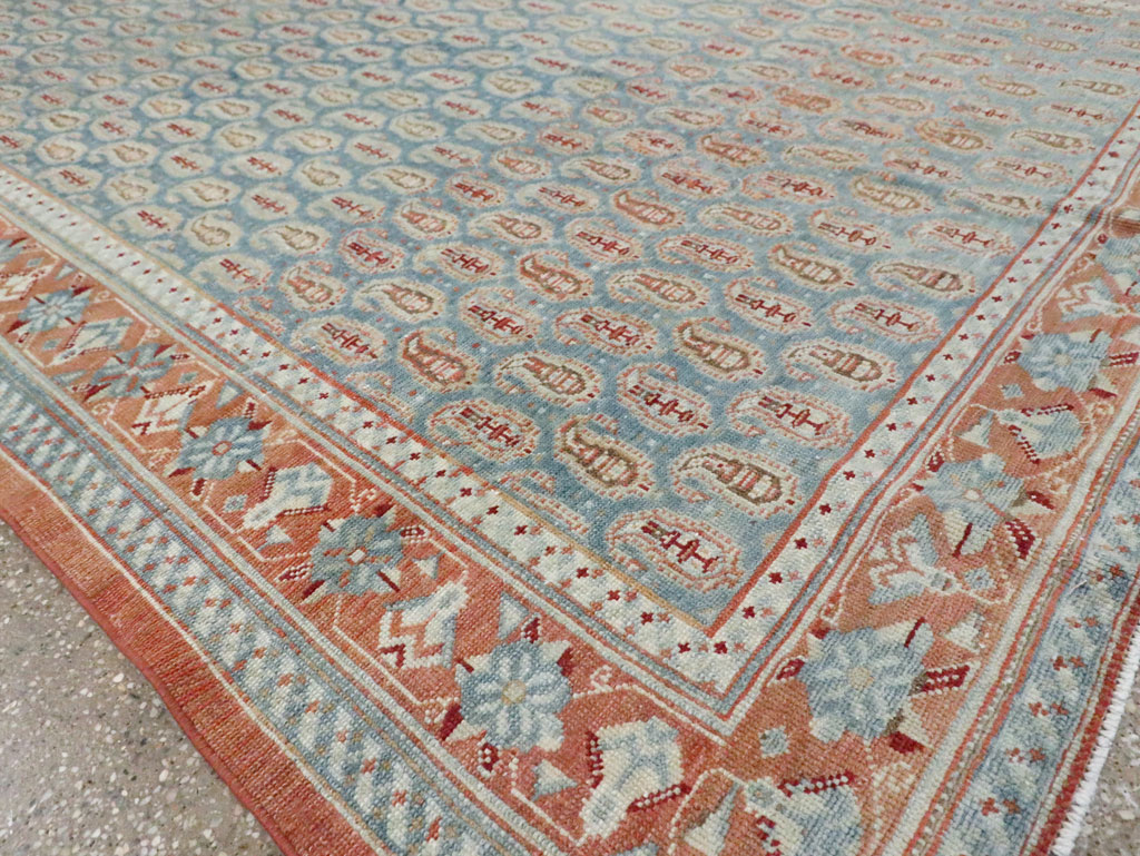 Vintage Persian Malayer Gallery Carpet, No.30233 - Gsblank