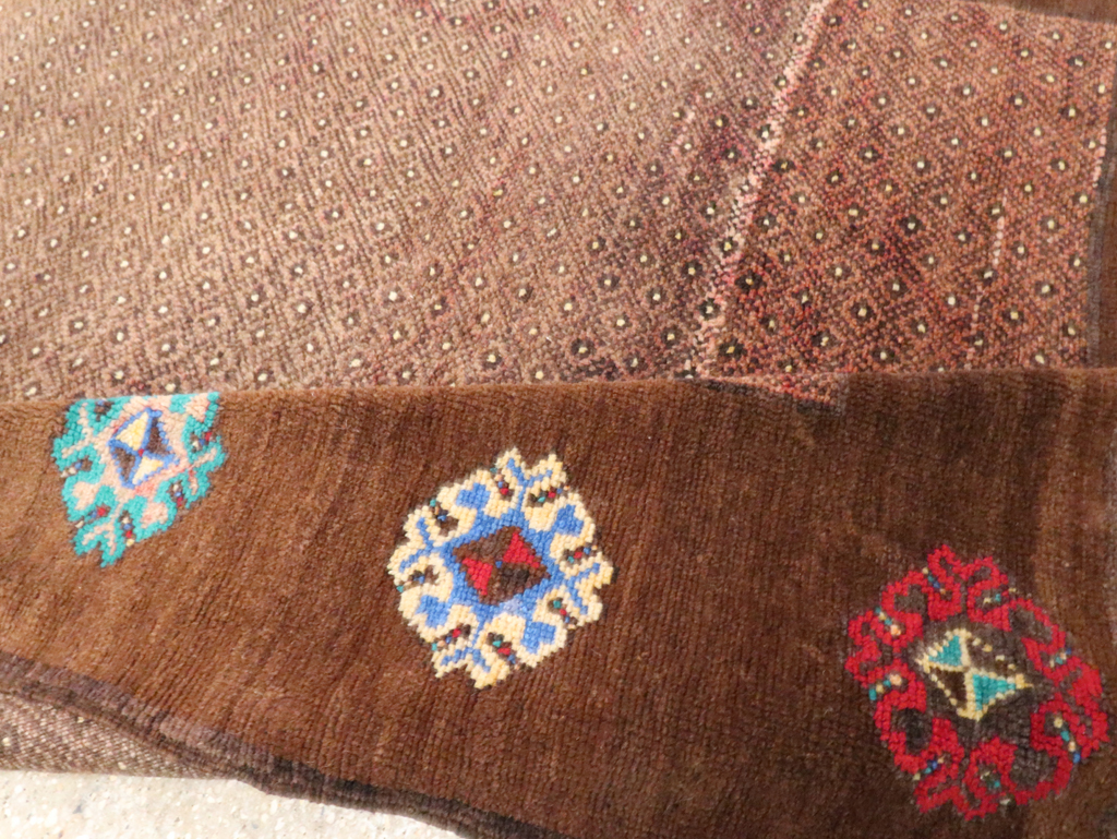 Vintage Turkish Anatolian Gallery Carpet, No.30244 - Gsblank