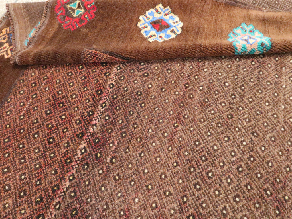 Vintage Turkish Anatolian Gallery Carpet, No.30244 - Gsblank