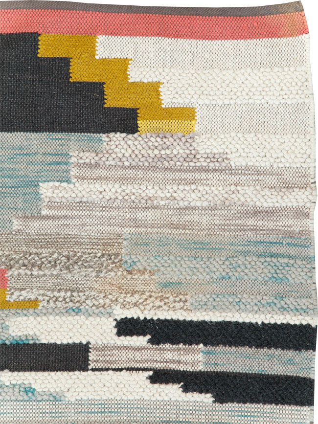 Contemporary Flatweave Kilim, No.30245 - Gsblank