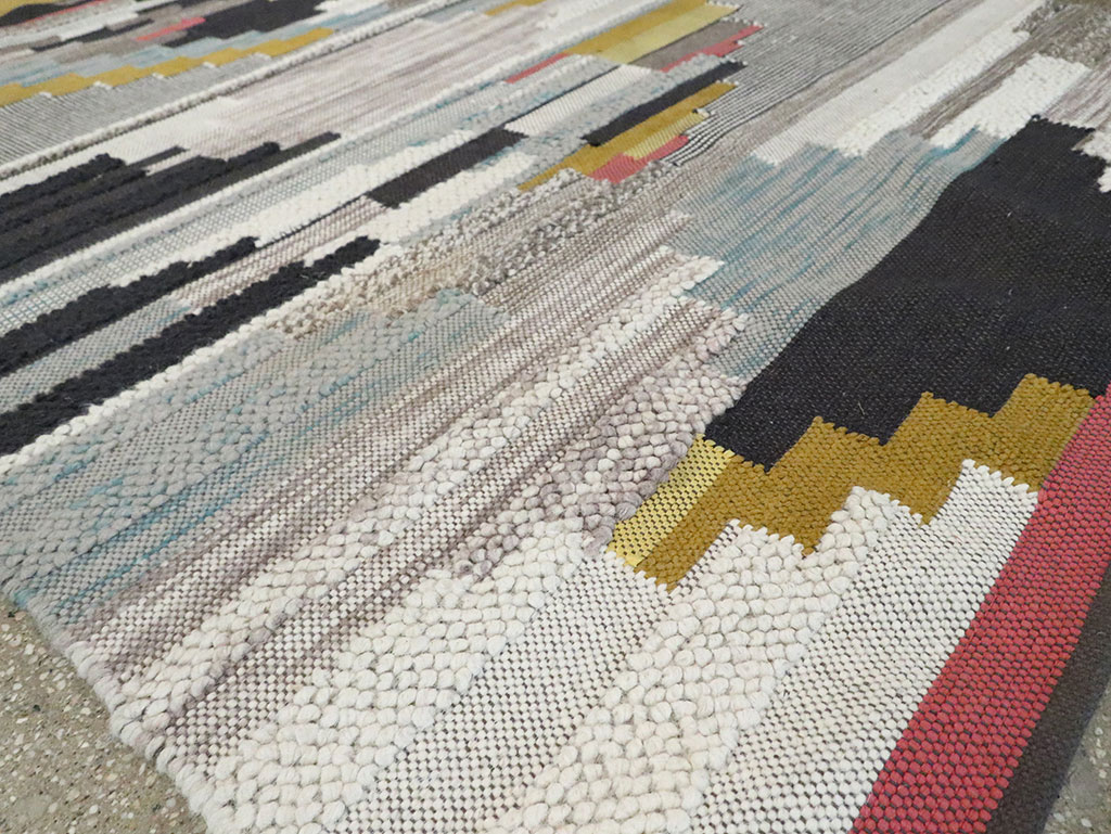 Contemporary Moroccan Flatweave Kilim, No.30245 - Gsblank