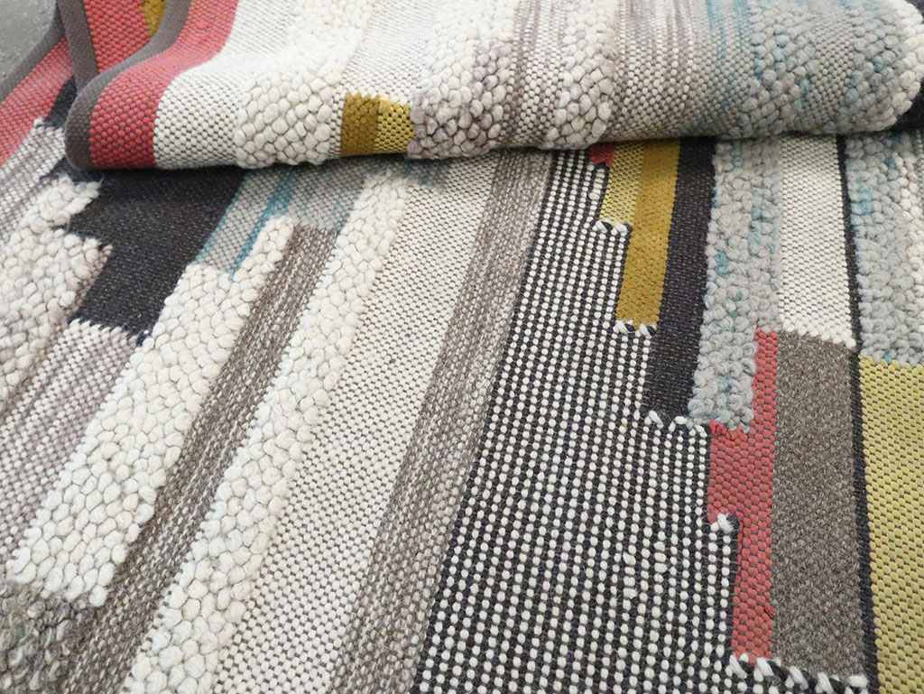Contemporary Moroccan Flatweave Kilim, No.30245 - Gsblank