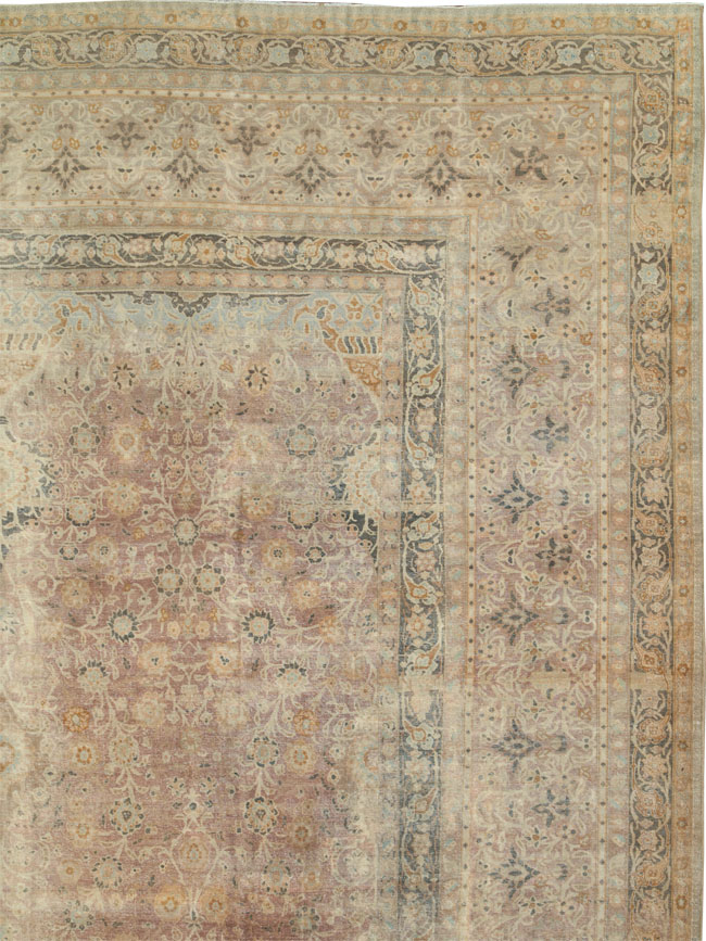 Antique Perisan Tabriz Carpet, No.30247 - Gsblank