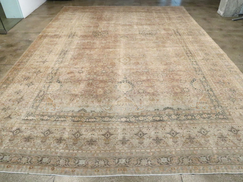 Antique Perisan Tabriz Carpet, No.30247 - Gsblank