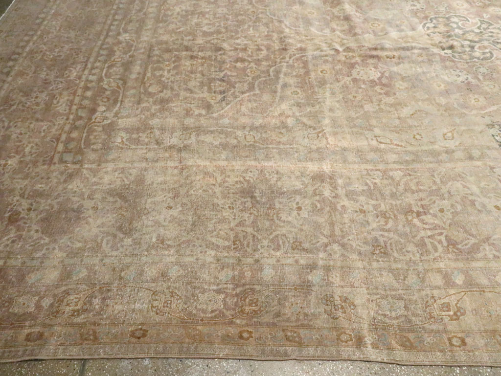 Antique Perisan Tabriz Carpet, No.30247 - Gsblank