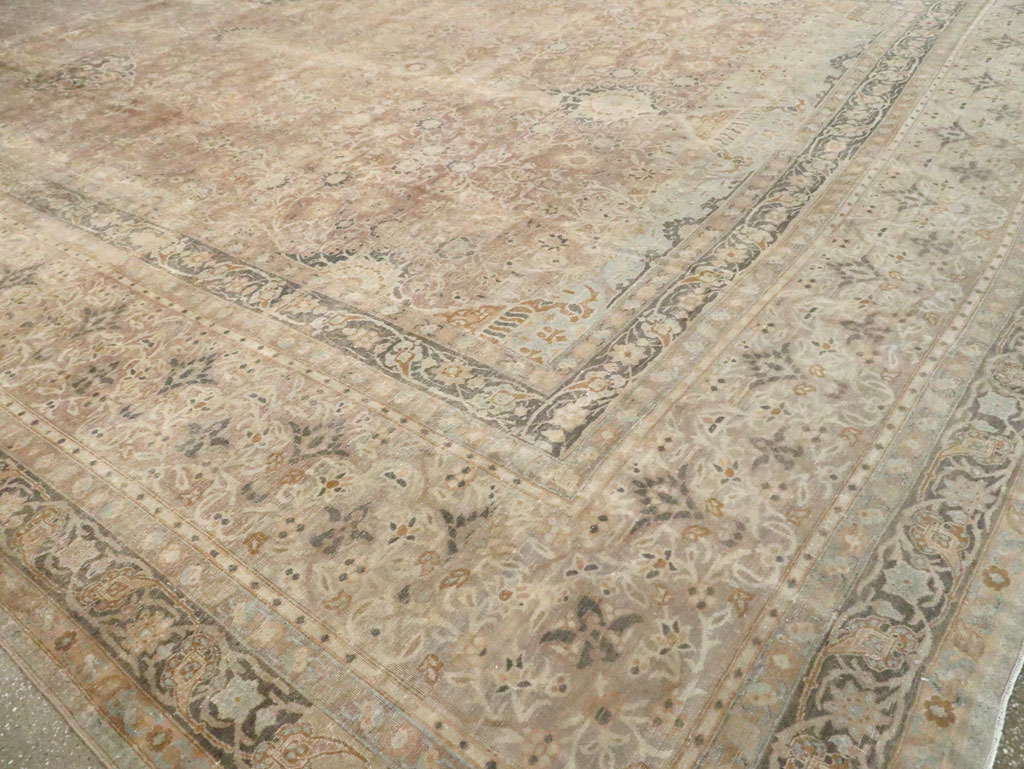 Antique Perisan Tabriz Carpet, No.30247 - Gsblank