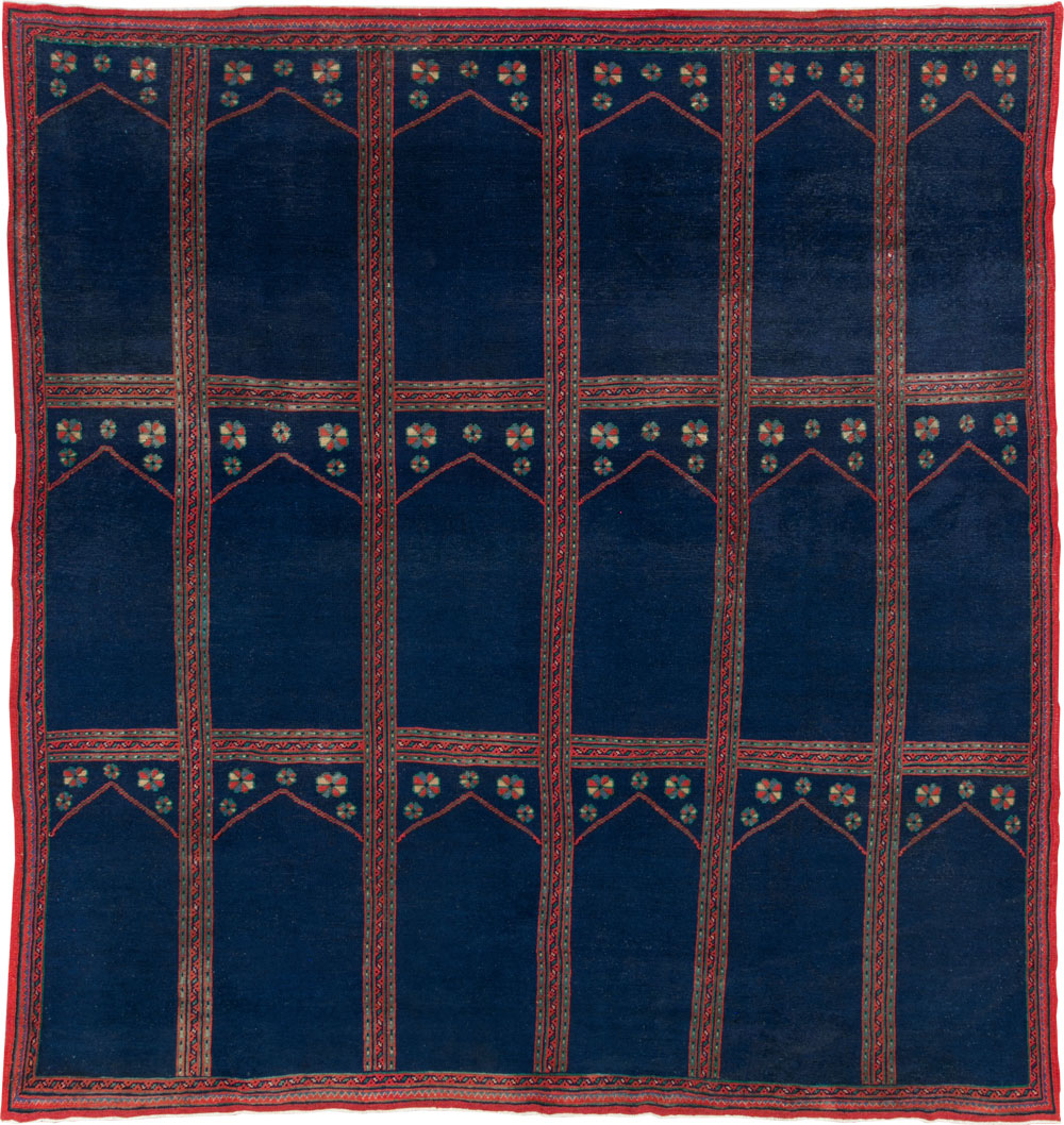Vintage Turkish Anatolian Square Room Size Carpet, No.30259 - Gsblank
