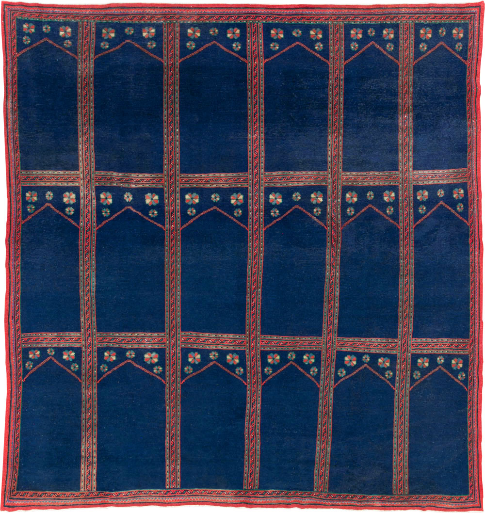 Vintage Turkish Anatolian Square Room Size Carpet, No.30259 - Gsblank