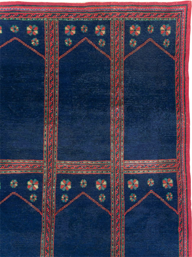 Vintage Turkish Anatolian Square Room Size Carpet, No.30259 - Gsblank