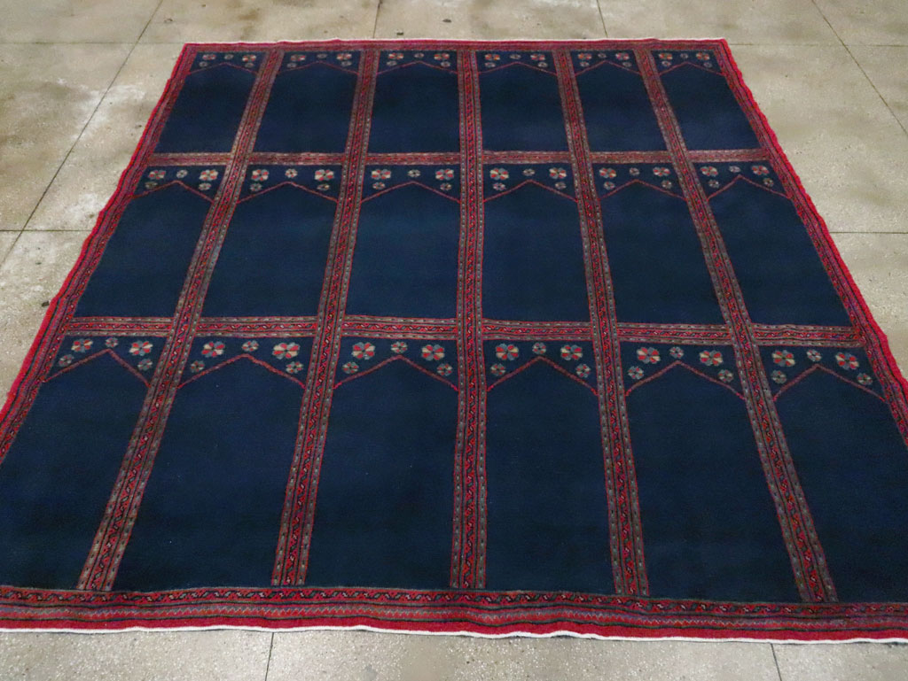Vintage Turkish Anatolian Square Room Size Carpet, No.30259 - Gsblank