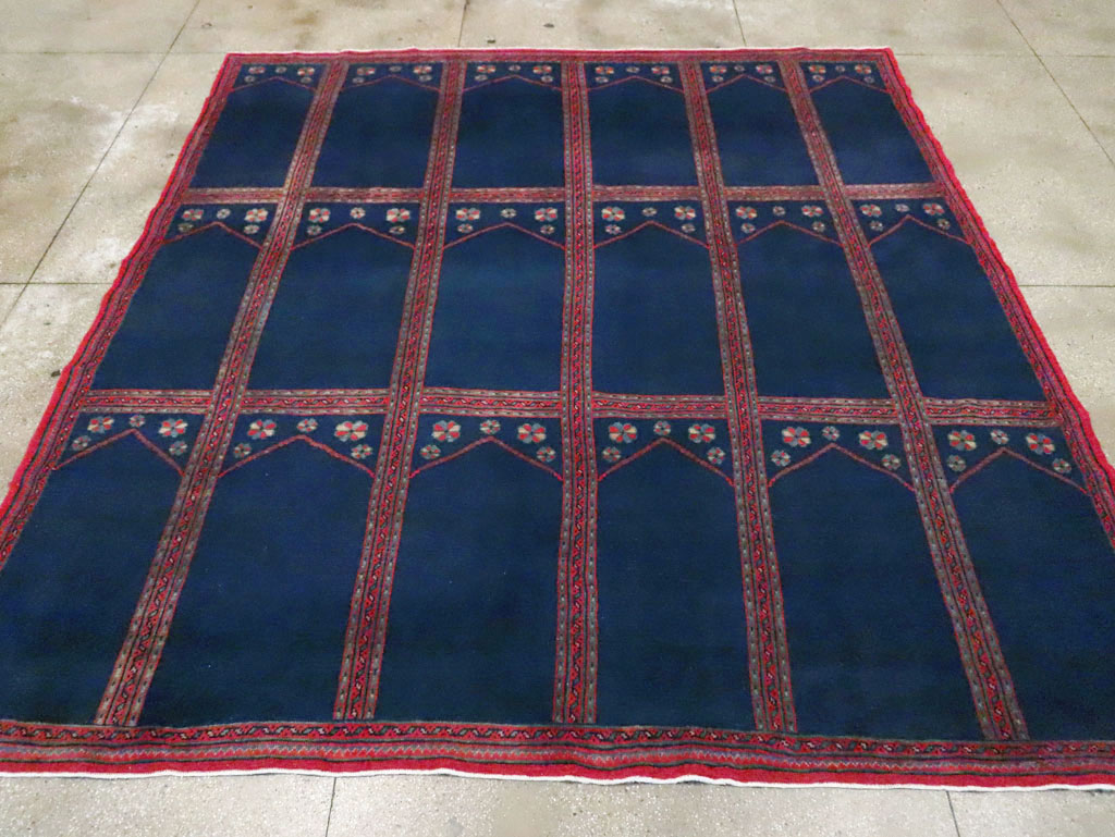 Vintage Turkish Anatolian Square Room Size Carpet, No.30259 - Gsblank