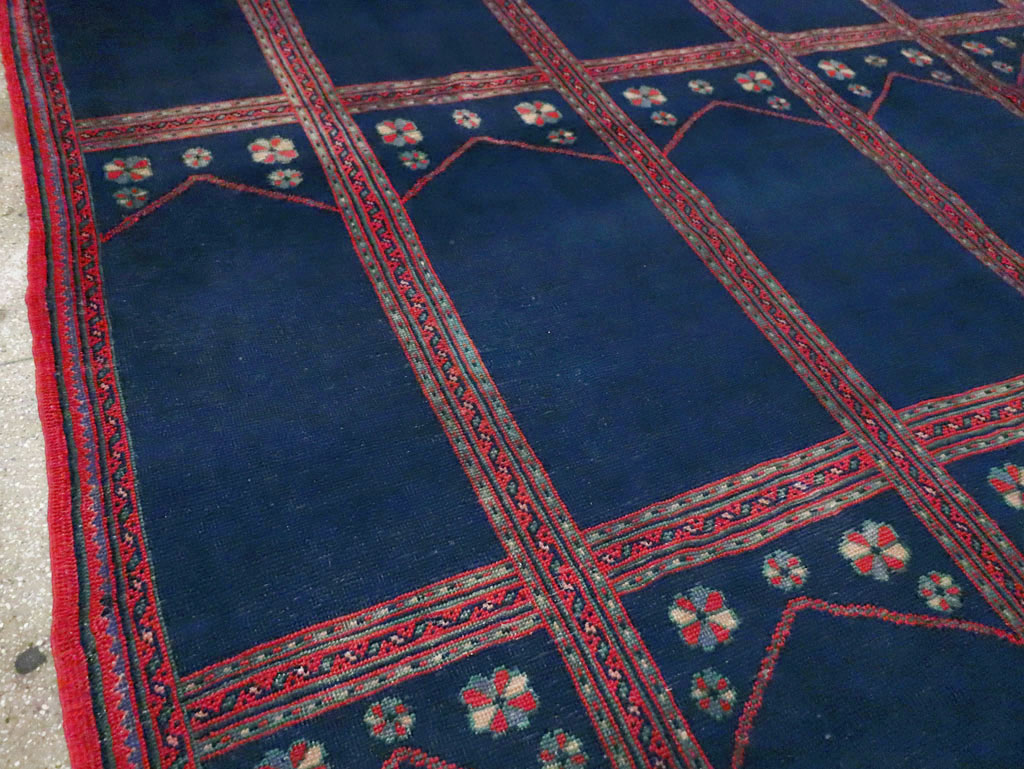 Vintage Turkish Anatolian Square Room Size Carpet, No.30259 - Gsblank