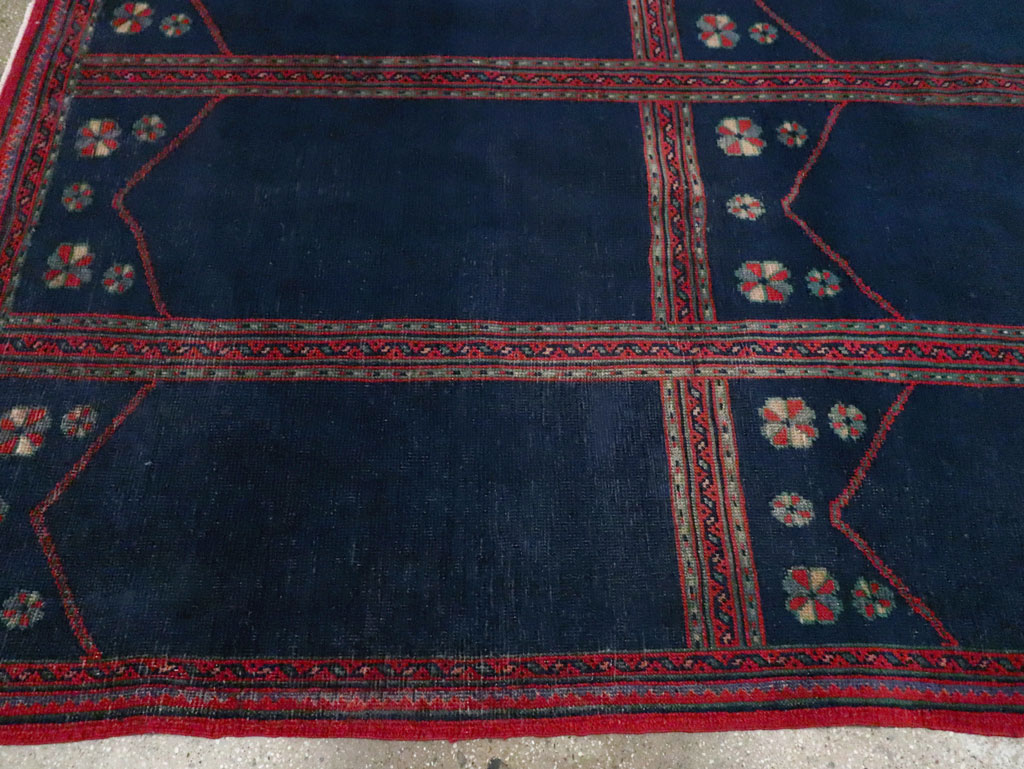 Vintage Turkish Anatolian Square Room Size Carpet, No.30259 - Gsblank