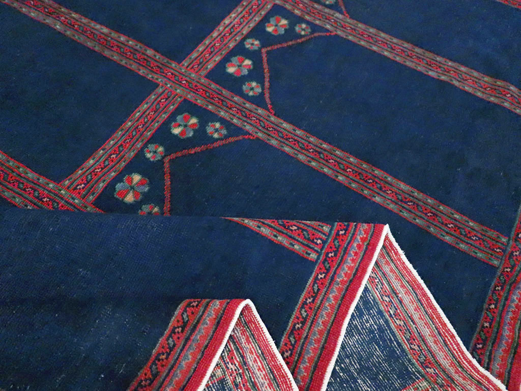 Vintage Turkish Anatolian Square Room Size Carpet, No.30259 - Gsblank