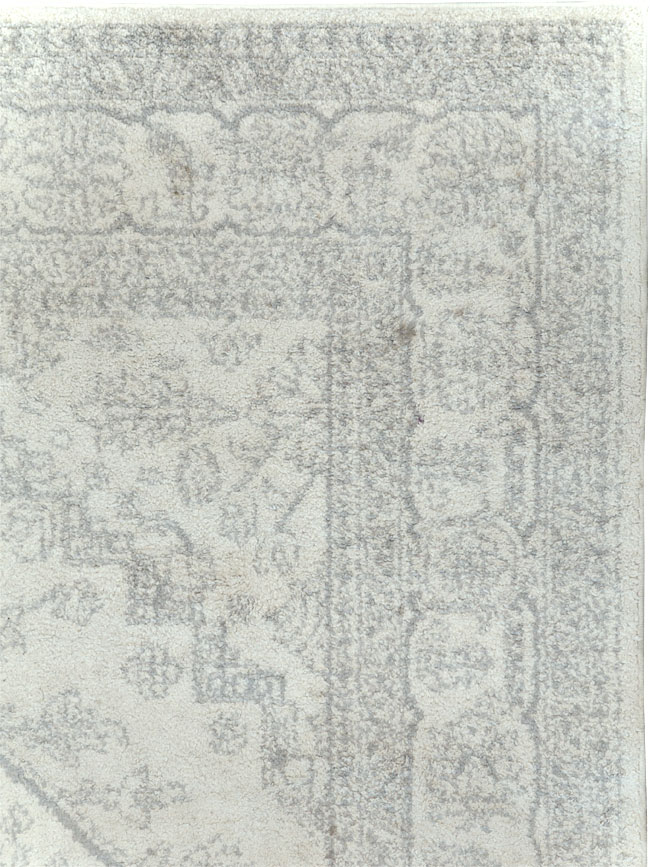 Contemporary Persian Heriz Inspired Turkish Accent Carpet, No.30260 - Gsblank